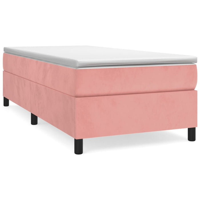 Boxspringbett Rosa 90x200 cm Samt
