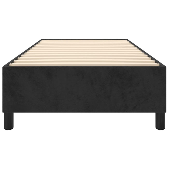 Boxspringbett Schwarz 100x200 cm Samt