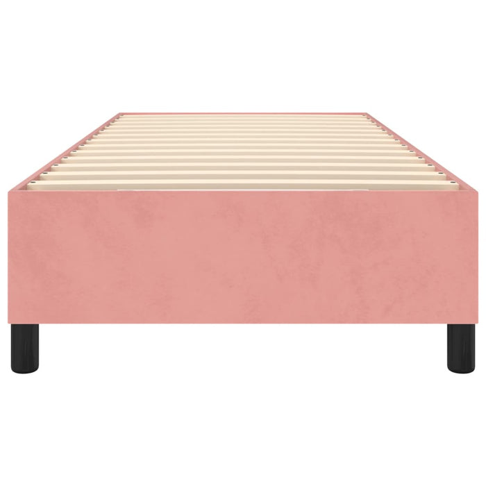 Boxspringbett Rosa 100x200 cm Samt