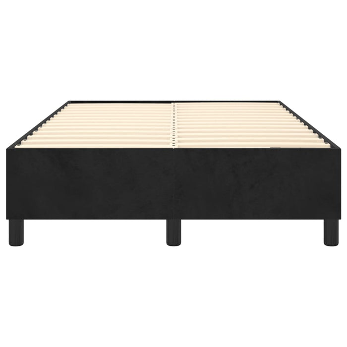 Boxspringbett Schwarz 120x200 cm Samt