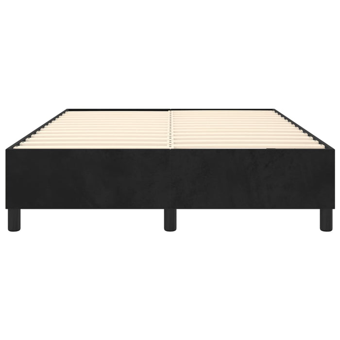 Boxspringbett Schwarz 140x200 cm Samt
