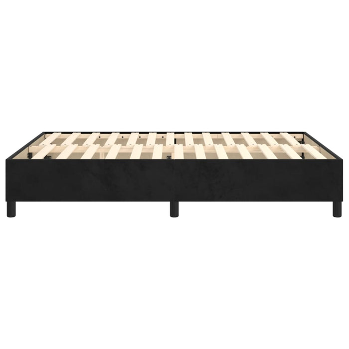 Boxspringbett Schwarz 140x200 cm Samt