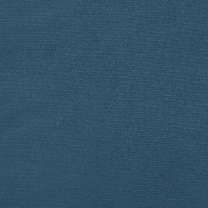 Boxspringbett Dunkelblau 200x200 cm Samt
