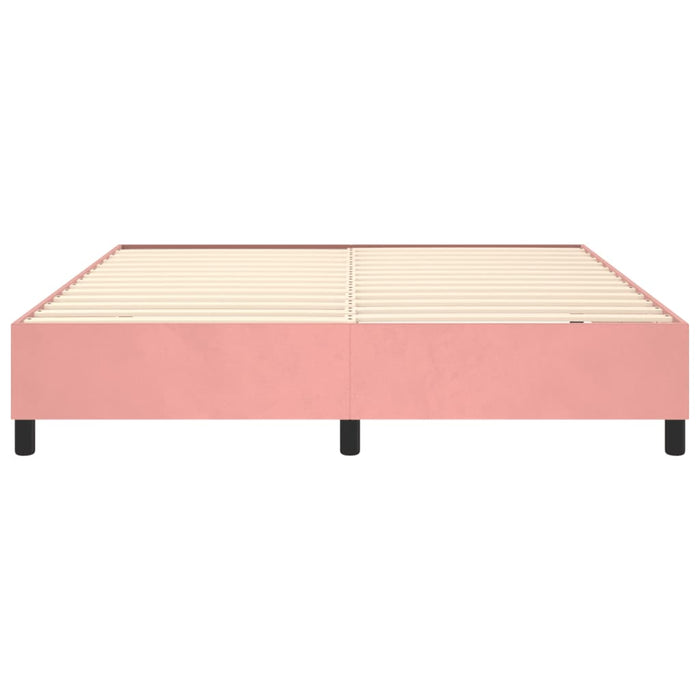Boxspringbett Rosa 200x200 cm Samt