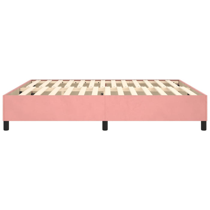 Boxspringbett Rosa 200x200 cm Samt