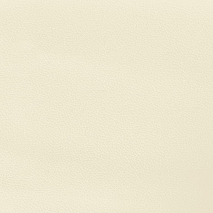 Bettgestell mit Kopfteil Creme 90x190 cm Kunstleder