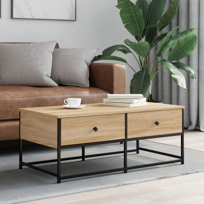 Coffee table Sonoma oak 100x51x40 cm wood material
