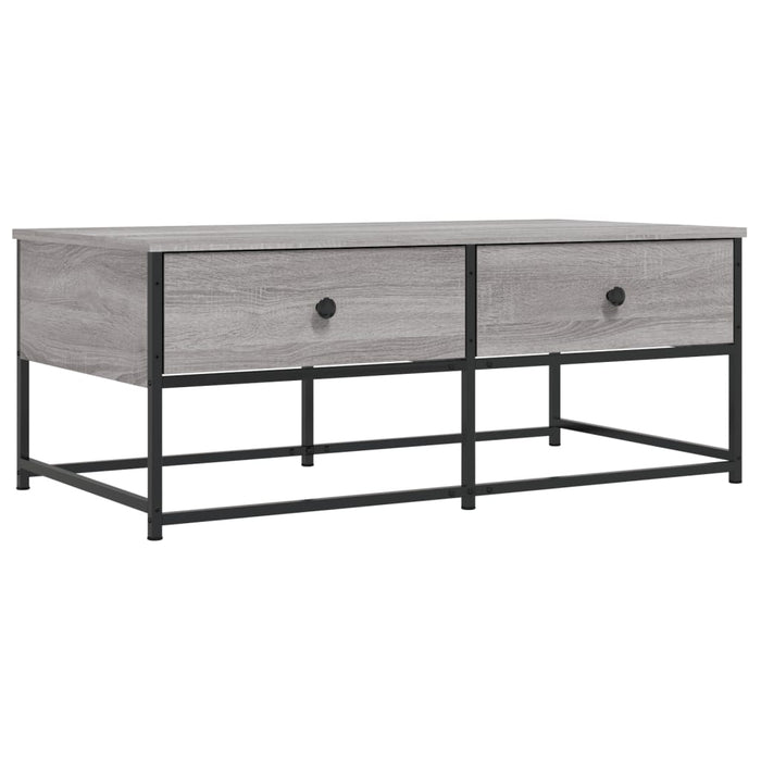 Coffee table gray Sonoma 100x51x40 cm made of wood