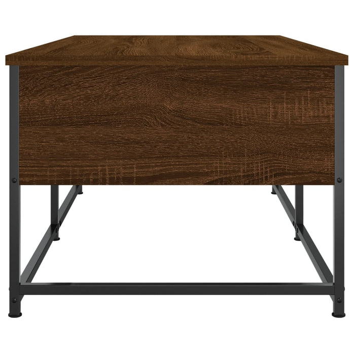 Coffee table brown oak look 100x51x40 cm made of wood