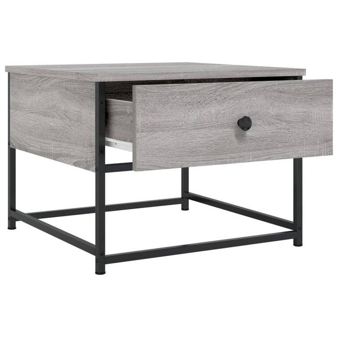 Coffee table gray Sonoma 51x51x40 cm made of wood