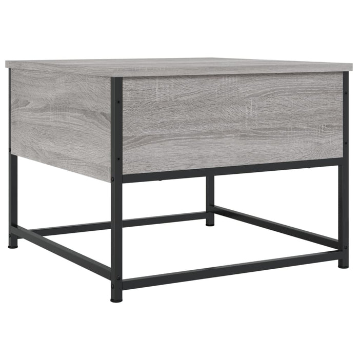 Coffee table gray Sonoma 51x51x40 cm made of wood