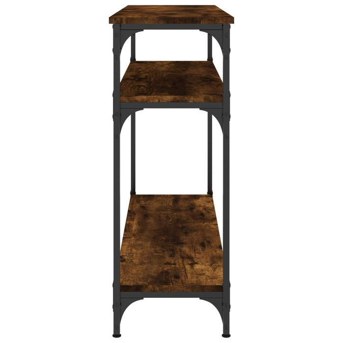 Konsolentisch Räuchereiche 100x29x75 cm Holzwerkstoff