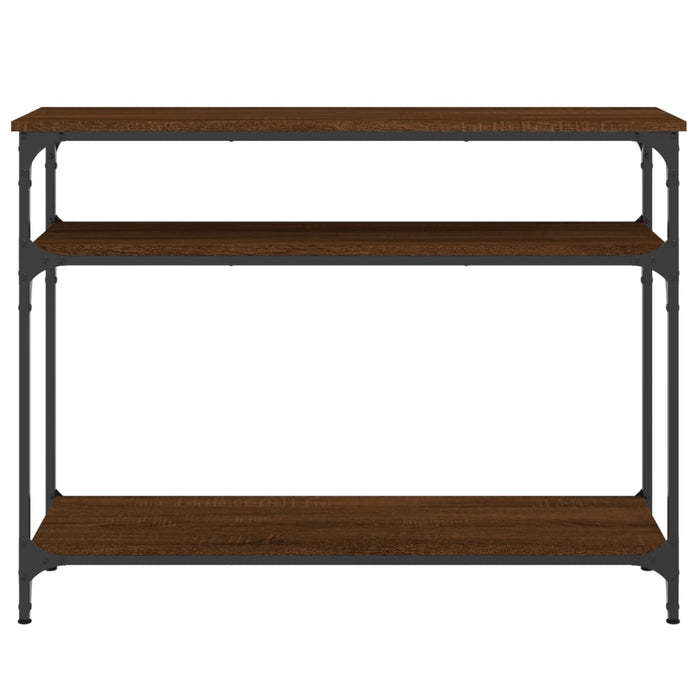 Konsolentisch Braun Eichen-Optik 100x29x75 cm Holzwerkstoff