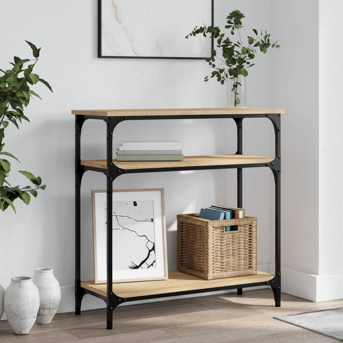 Konsolentisch Sonoma-Eiche 75x29x75 cm Holzwerkstoff