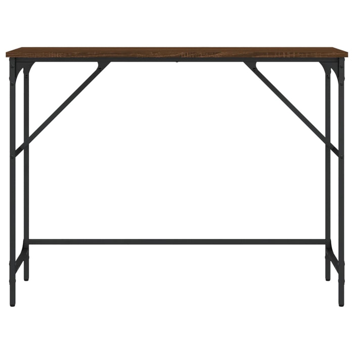 Konsolentisch Braun Eichen-Optik 100x32x75 cm Holzwerkstoff