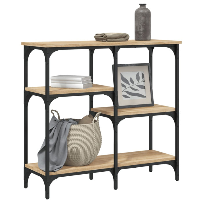 Konsolentisch Sonoma-Eiche 80x29x75 cm Holzwerkstoff