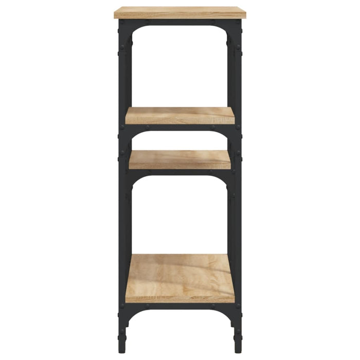 Konsolentisch Sonoma-Eiche 80x29x75 cm Holzwerkstoff