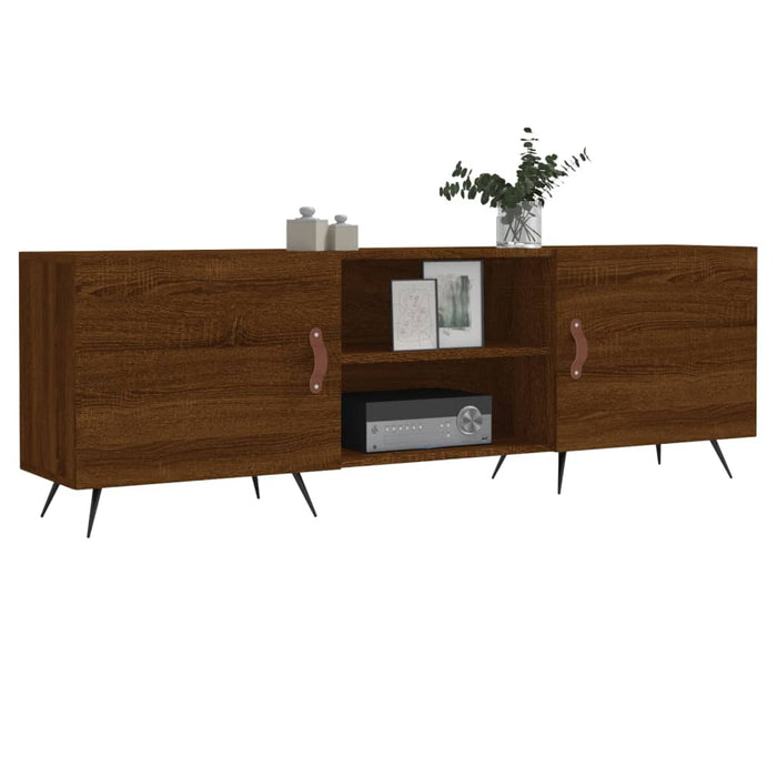 TV-Schrank Braun Eichen-Optik 150x30x50 cm Holzwerkstoff