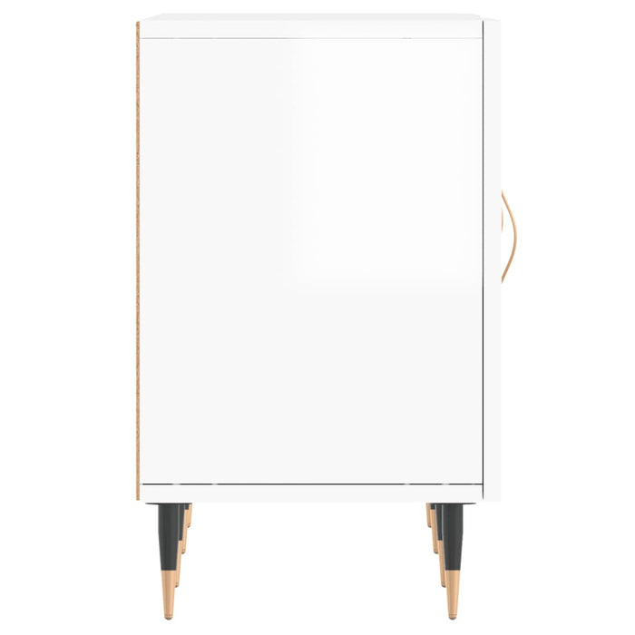 TV-Schrank Hochglanz-Weiß 150x30x50 cm Holzwerkstoff
