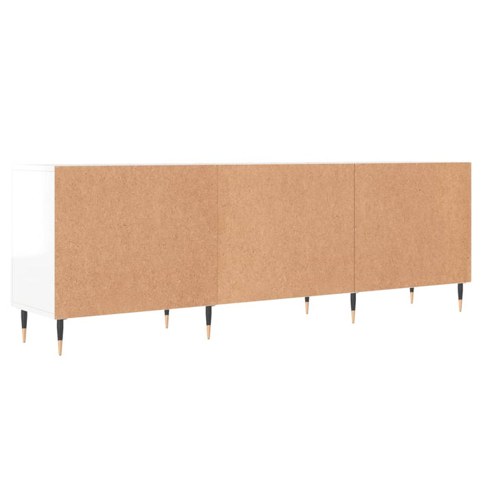 TV-Schrank Hochglanz-Weiß 150x30x50 cm Holzwerkstoff