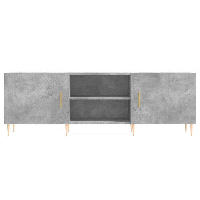 TV-Schrank Betongrau 150x30x50 cm Holzwerkstoff