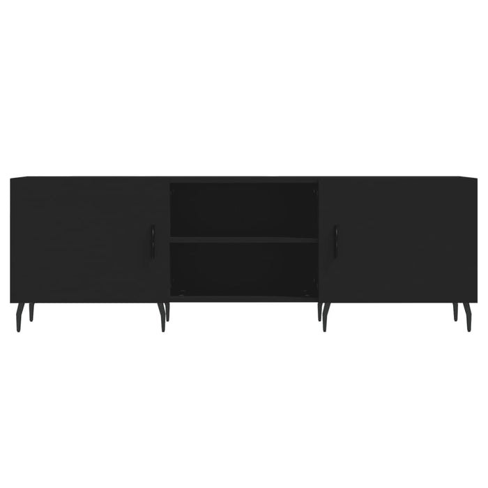 TV-Schrank Schwarz 150x30x50 cm Holzwerkstoff