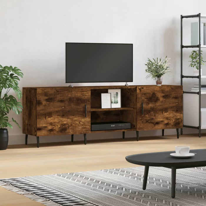 TV-Schrank Räuchereiche 150x30x50 cm Holzwerkstoff