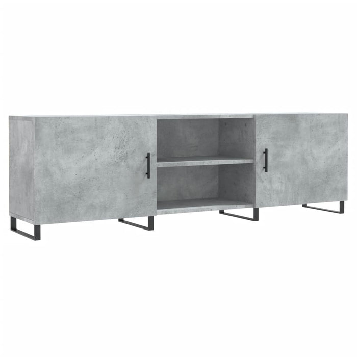TV-Schrank Betongrau 150x30x50 cm Holzwerkstoff