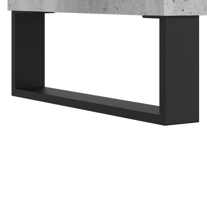 TV-Schrank Betongrau 150x30x50 cm Holzwerkstoff