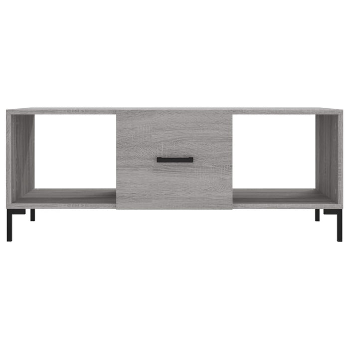 Couchtisch Grau Sonoma 102x50x40 cm Holzwerkstoff