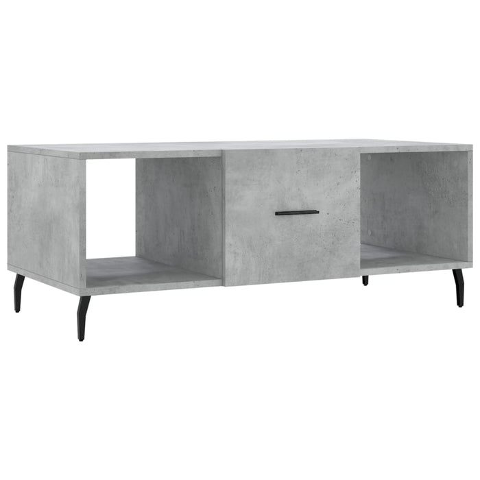 Couchtisch Betongrau 102x50x40 cm Holzwerkstoff
