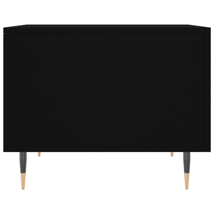 Couchtisch Schwarz 50x50x40 cm Holzwerkstoff