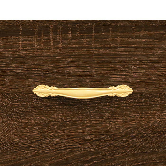 Couchtisch Braun Eichen-Optik 50x50x40 cm Holzwerkstoff