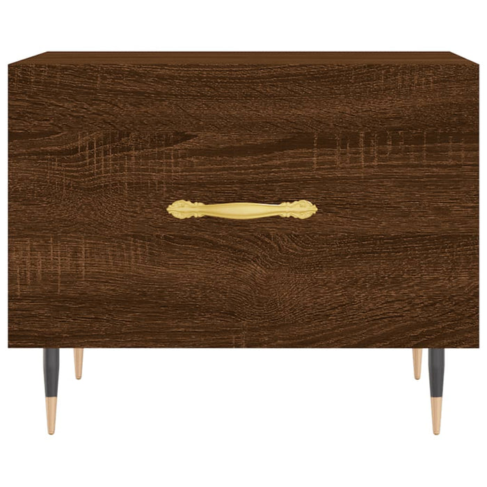 Couchtische 2 Stk. Braun Eichen-Optik 50x50x40 cm Holzwerkstoff