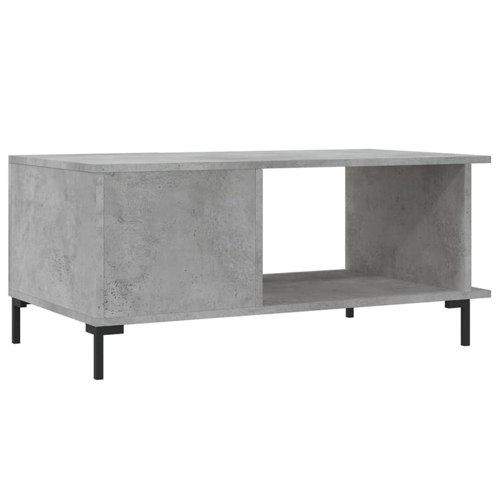 Couchtisch Betongrau 90x50x40 cm Holzwerkstoff
