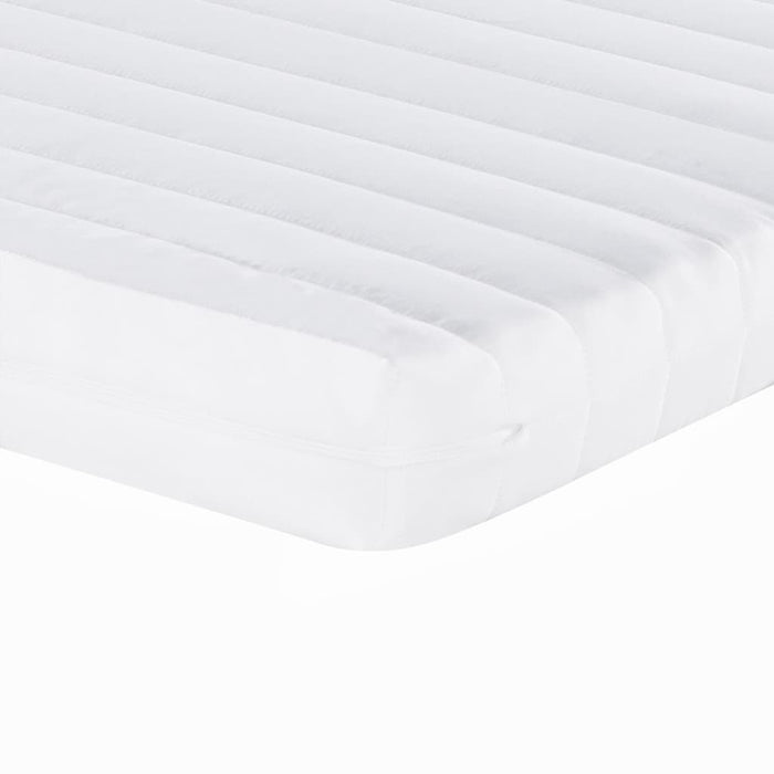 Foam mattress white 80x200 cm 7-zone hardness 20 ILD