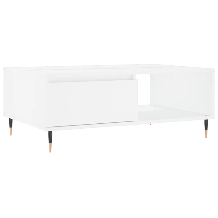 Couchtisch Weiß 90x60x35 cm Holzwerkstoff