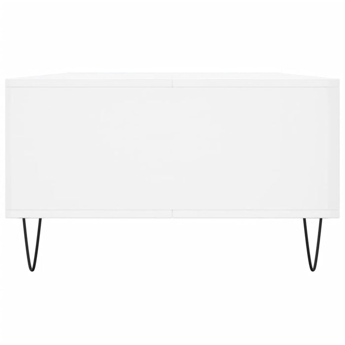 Couchtisch Hochglanz-Weiß 104x60x35 cm Holzwerkstoff