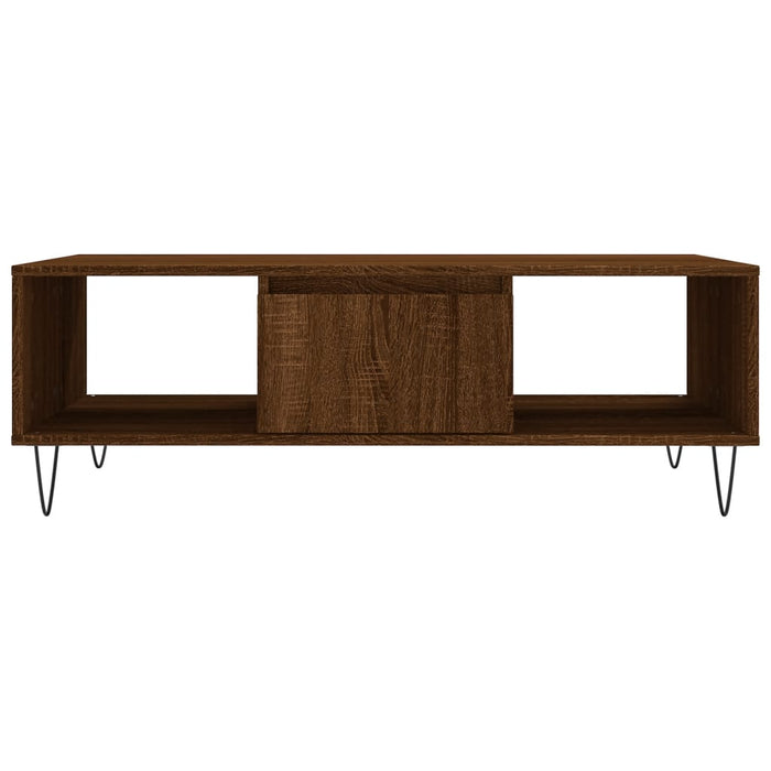 Couchtisch Braun Eichen-Optik 104x60x35 cm Holzwerkstoff