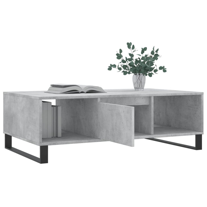 Couchtisch Betongrau 104x60x35 cm Holzwerkstoff
