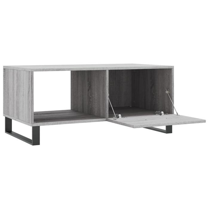Couchtisch Grau Sonoma 90x50x40 cm Holzwerkstoff