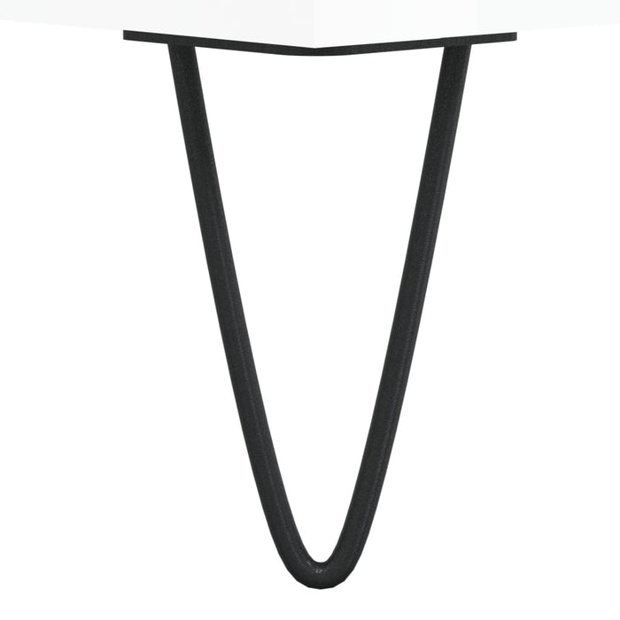 Couchtisch Hochglanz-Weiß 60x50x40 cm Holzwerkstoff