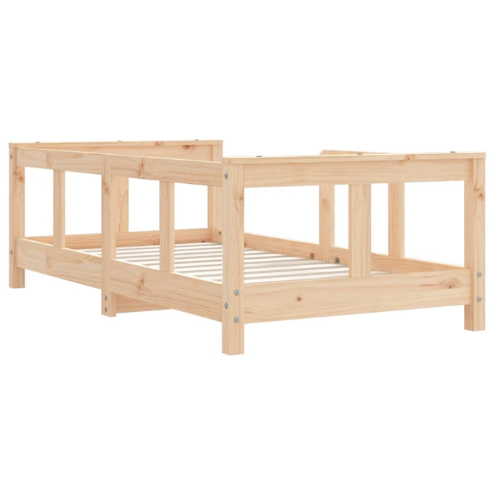 Children's bed 70x140 cm solid pine wood