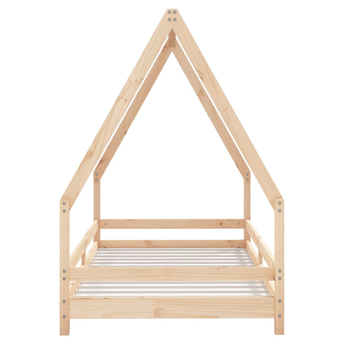 Kinderbett 90x190 cm Massivholz Kiefer