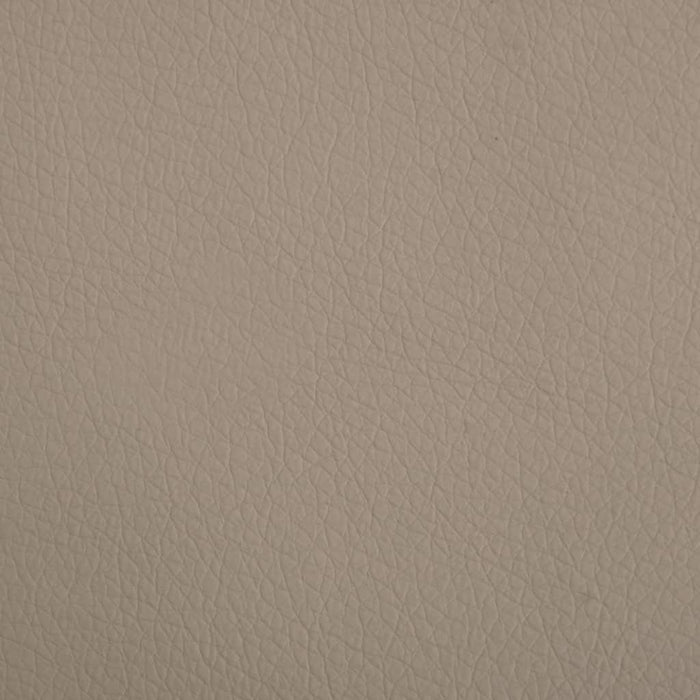 Kindersofa mit Hocker Cappuccino-Braun 100x50x30 cm Kunstleder