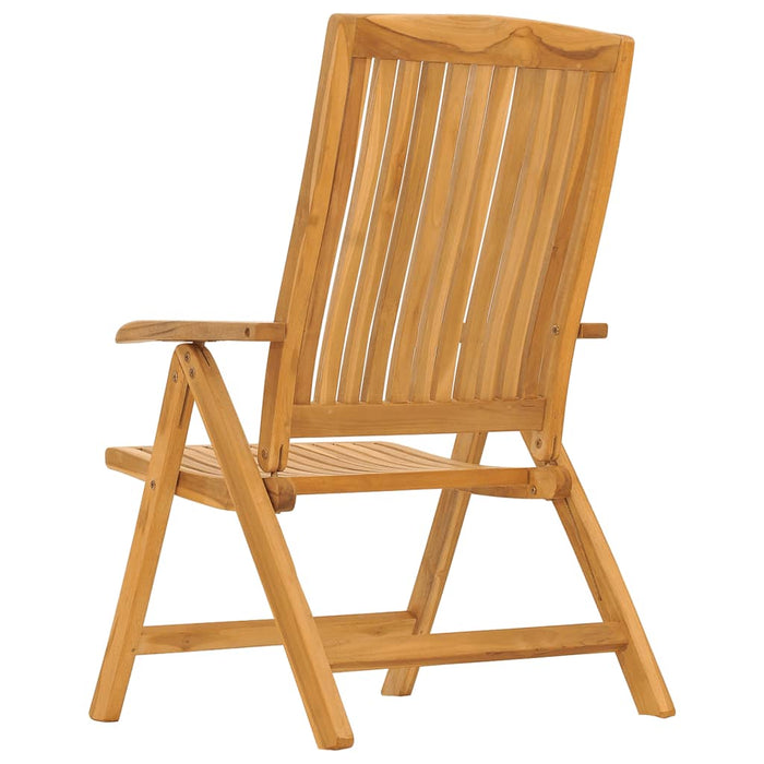 Garden chairs with cushions 2 pcs. Solid teak wood