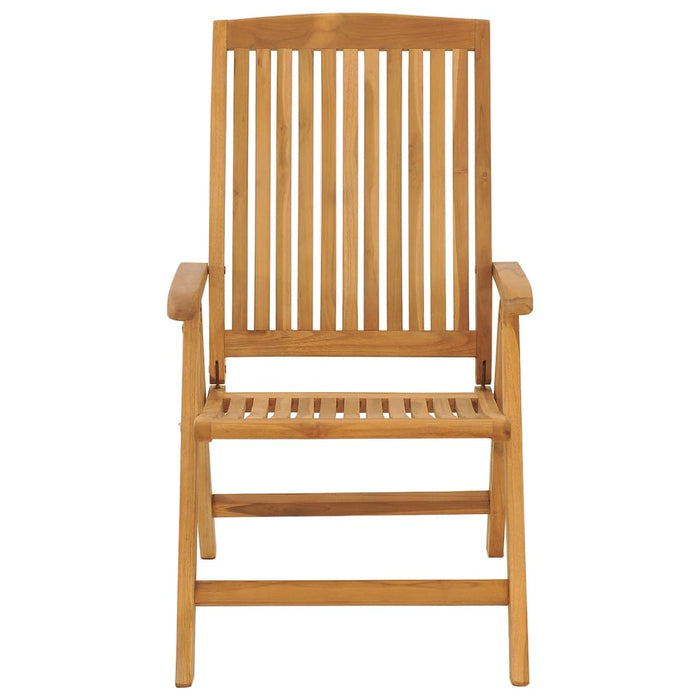 Gartenstühle mit Kissen 2 Stk. Massivholz Teak