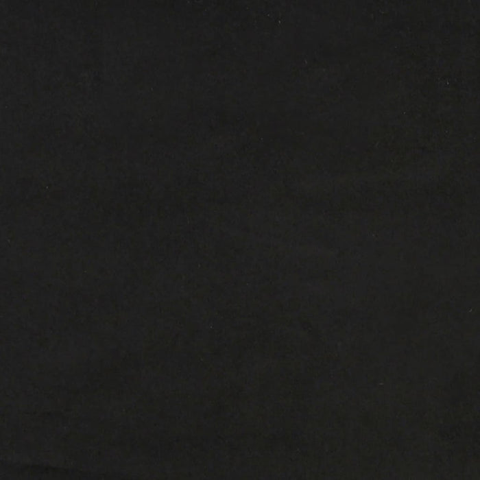 Tagesbett Ausziehbar mit Schubladen Schwarz 90x190 cm Samt