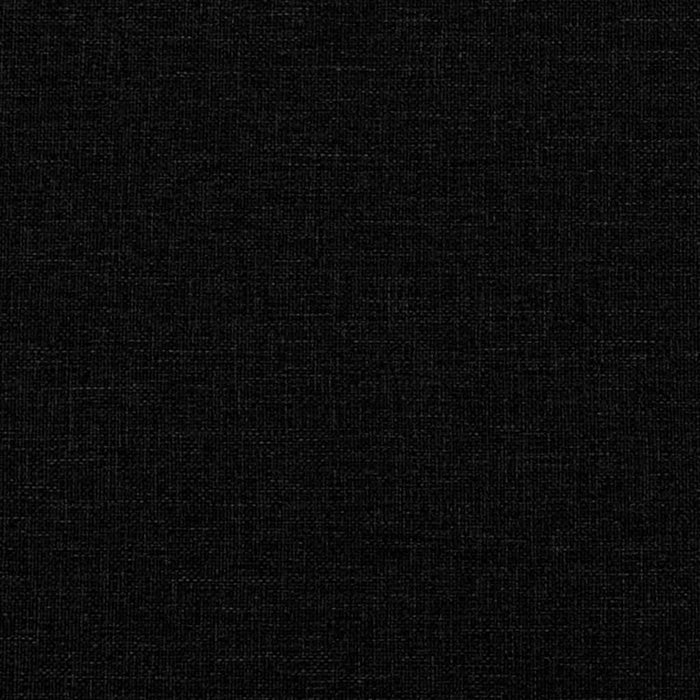 Tagesbett mit Matratze Schwarz 80x200 cm Stoff