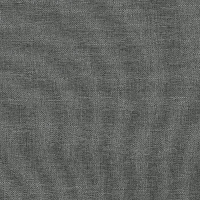Tagesbett Ausziehbar mit Schubladen Dunkelgrau 90x190 cm Stoff